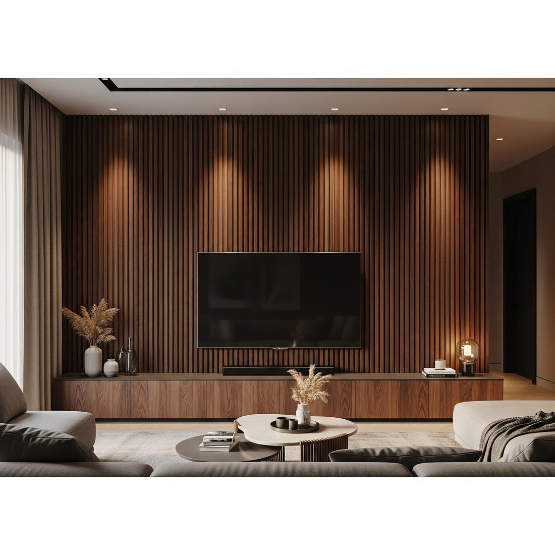 Design-Wandpaneel 3D (300 cm x 50 cm)
